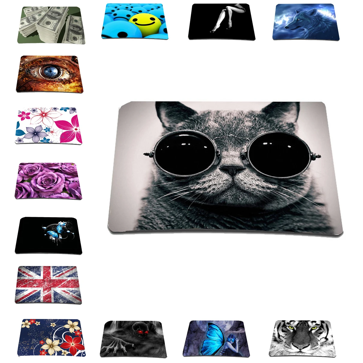Brand Viviration New gaming mouse pad New Anti-slip Slim Mousepad Free Size Mat For Laptop PC Trackball Optical Mouse Laser Mice