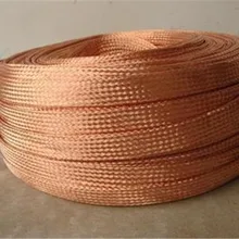 1 шт. YT1537 медный плетеный ремень 6мм2 токопроводящий пояс медная полоса длина 1 метр медная проволока