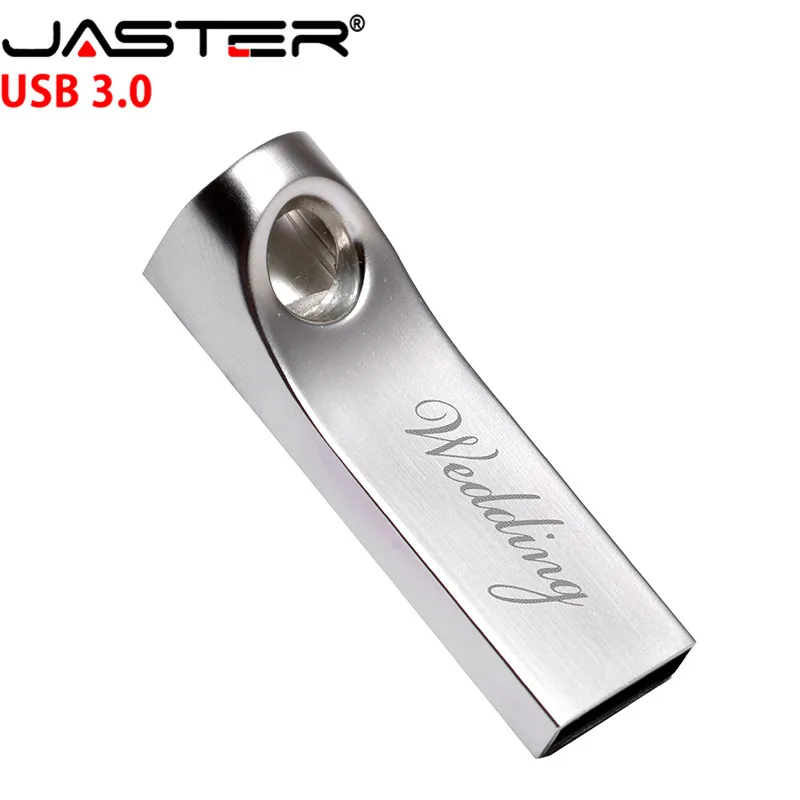 USB флеш накопитель JASTER водонепроницаемый металлический с лазерным логотипом на