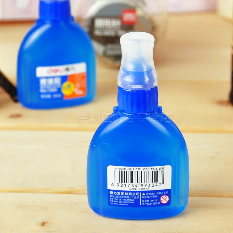 Deli 50 мл жидкий водный клей PVAL Superglue Сделай Сам бумага для рукоделия школьные
