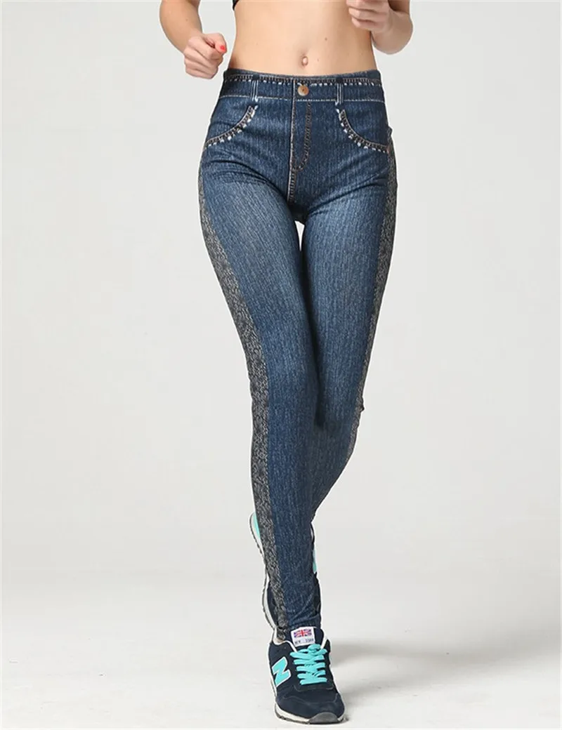 E436 Nice women's clothing jeggings faux jeans fashion pants summer