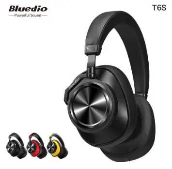 

Bluedio T6S bluetooth headphones noise cancelling wireless bluetooth headset with microphone for phones support voice control