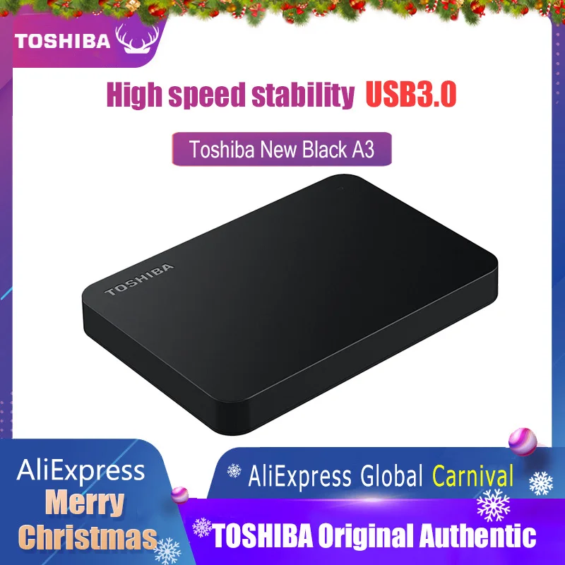 Billige Toshiba Festplatte Tragbare 1 tb 2 tb Kostenloser versand Laptops Externe Festplatte 1 tb Disque dur hd Externo USB3.0 HDD 2,5 Festplatte