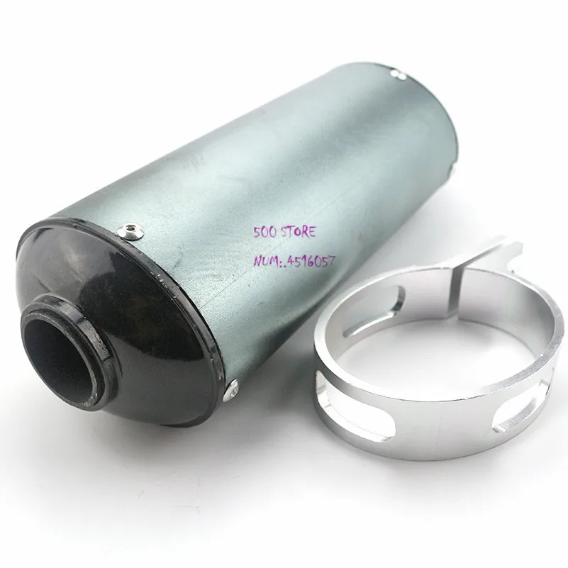 Универсальная 44 мм бледно синяя выхлопная труба мотоцикла с глушителем