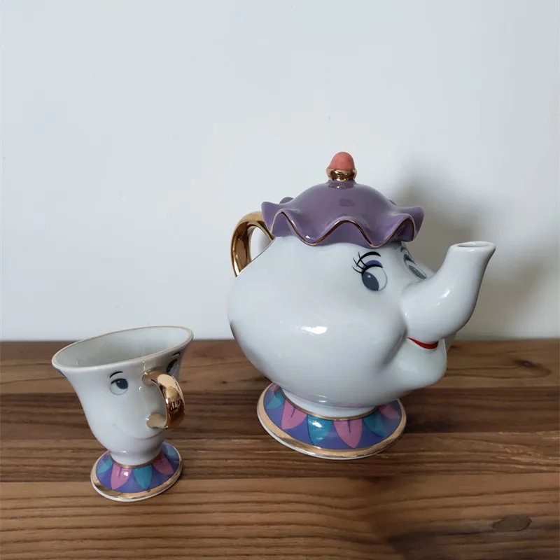 الكرتون الجمال والوحش إبريق طقم شاي السيدة بوتس رقاقة وعاء كوب مجموعات السيراميك Coffeeware جميل هدية الكريسماس انخفاض الشحن الكرتون الجمال والوحش إبريق طقم شاي السيدة بوتس رقاقة وعاء كوب مجموعات السيراميك Coffeeware جميل هدية الكريسماس انخفاض الشحن