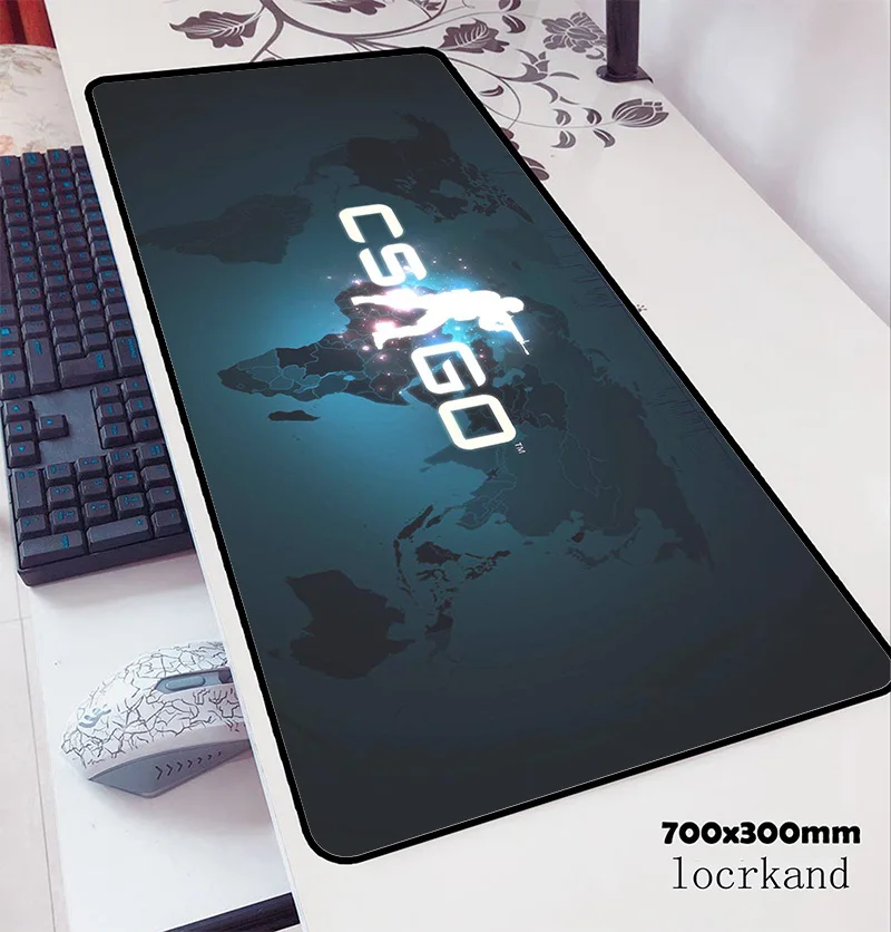Cs go коврик для мыши 700x300x3 мм массовый узор компьютерный коврик для мыши геймер геймпад pc популярный игровой коврик для мыши Настольный коврик офисная мышь