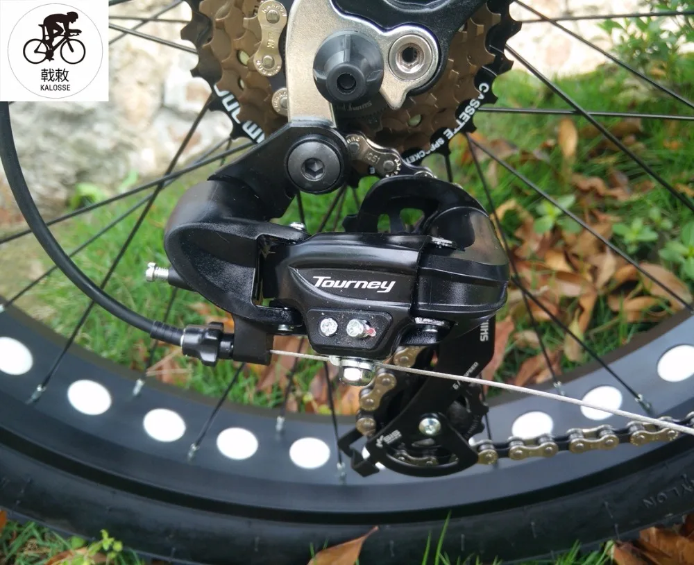 Clearance Kalosse Beach bikes  26*4.0  tires   bicycle Soft-tail  frame   24/27/30 speed   tyre dirt bike, 26 inch Snow bikes 3