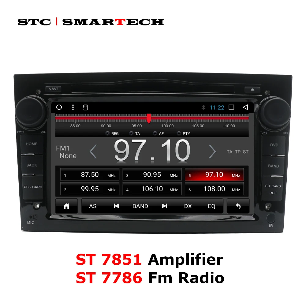 Best 2 Din Android 7.1 Car dvd player gps for Opel/Antara/VECTRA/ZAFIRA/Astra H G J Vauxhall 7 inch Quad Core car radio with CAN-BUS 3