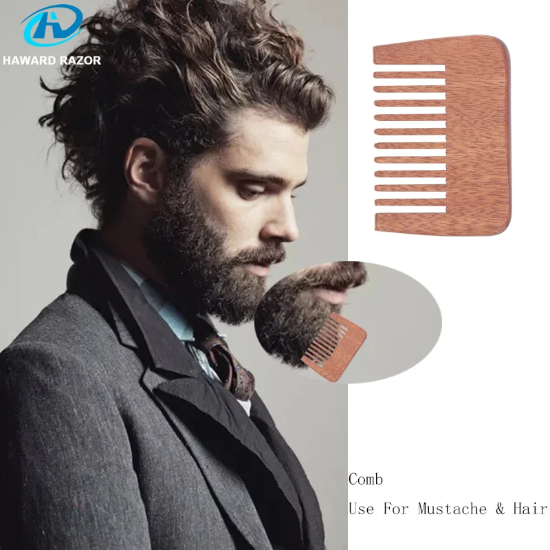 

HAWARD RAZOR Small Wooden Comb Can Be Used For Combing Hair Or Beard Easy To Use Easy To Carry.