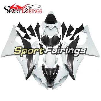 

Carbon Fiber Effect Sportbike Fairings Carenes for Yamaha YZF600 R6 2008 2016 09 10 11 12 13 14 15 Black White Motorbike Covers