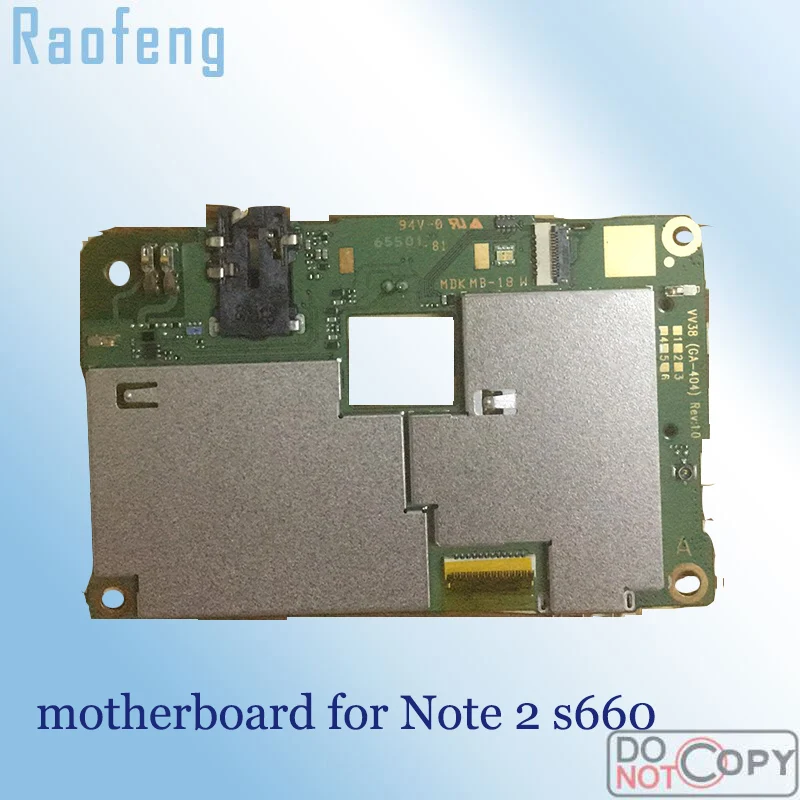 

Raofeng replacement Unlocked Motherboard For lenovo s660 mainboard with android system work With Chips logic board