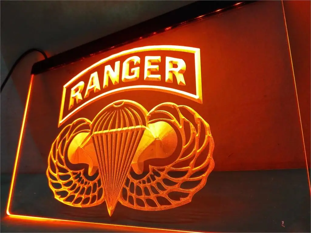 

LI143- US Army Ranger Parawings LED Neon Light Sign