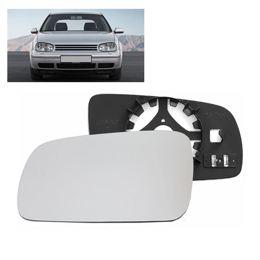 HLEST White Driver Side Wide Angle Wing Door Mirror Glass For VW Golf MK4 1994 2004 left&right
