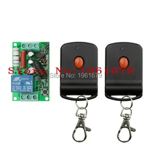 AC 220 V 1 CH RF беспроводной пульт дистанционного управления 1* приемник и 2* передатчик 315 mhz самоблокирующийся регулируемый
