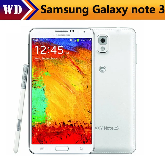 

N9005 Original Samsung Galaxy Note 3 N900A Mobile Phone Quad Core 5.7" Inch RAM 3GB Android 13MP WIFI GPS Refurbished Smartphone