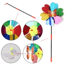 Ветряная мельница детские игрушки Бабочка свечение Декор садовые украшения красочные открытый Спиннер декоративные поделки