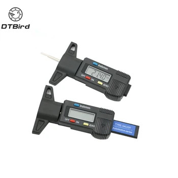 

Black High-Precision Digital Tread Depth Gauge For Car 0-25.4MM Tyre Gauge Tire pressure Wear Detection Car Safety Measurer Tool