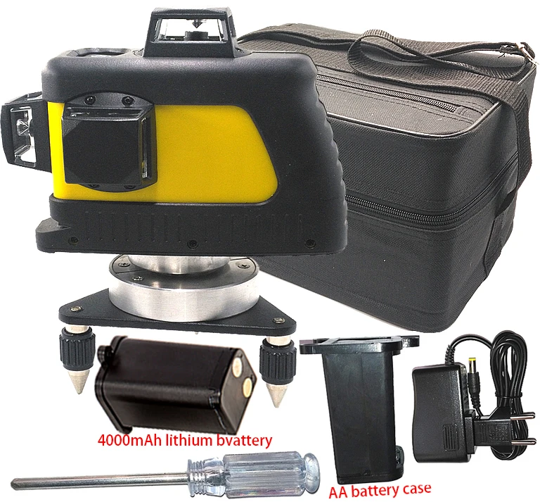 

12Lines Outdoor Laser Level Self-Leveling 360 rotary Cross Line Lazer Level Tool slash function Super Powerful red Laser Beam