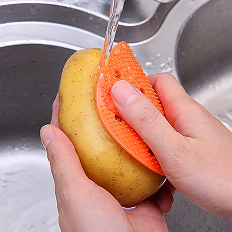 

New Multi-functional Vegetable Brushes Potato Cleaning Tools Kitchen Home Gadgets Kitchen Accessories