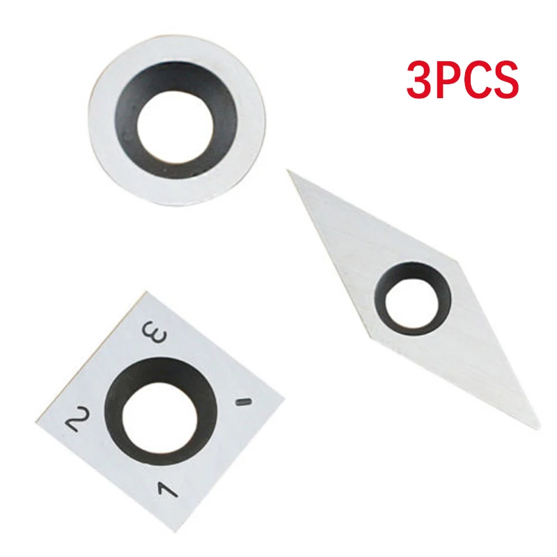 

3Pcs/Set Tungsten Carbide Cutter Set For Wood/Turning Working Lathe Tools Newest