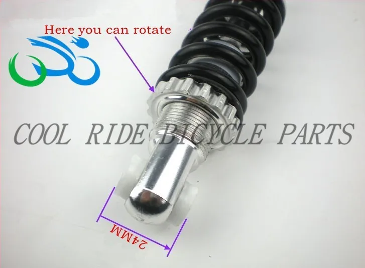 Bicycle Shock Absorber Bicycle Spring Shock Absorption Folding Bike Suspension Mountain Bike Spring Shock Absorber 12 color