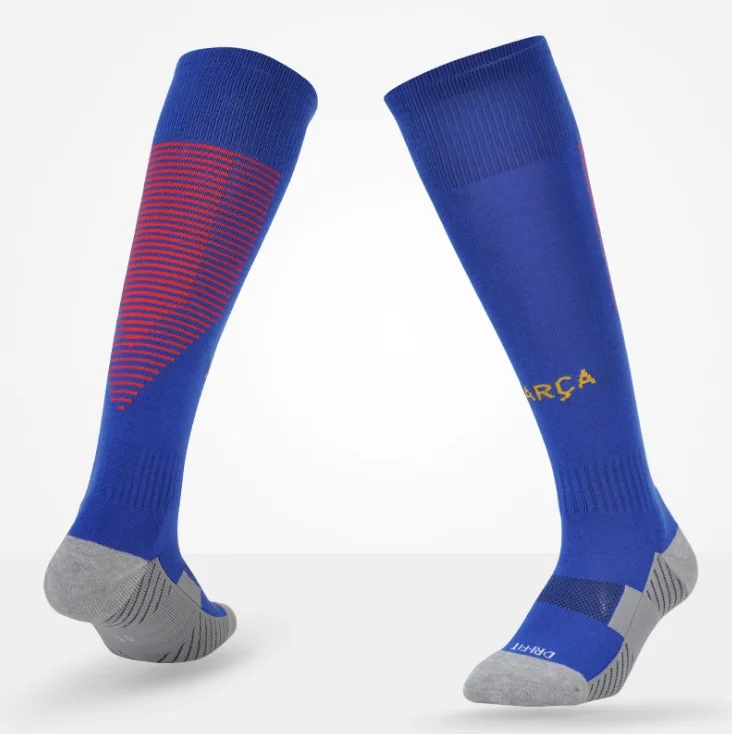 

Kids Student Boys Girls Soccer Socks Thick Cotton Knee High Long Stocking Sports Football Socks