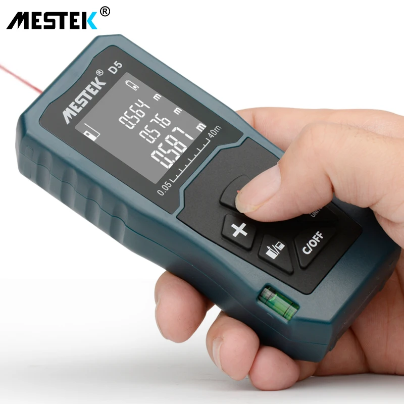 Mestek 40M 60m 80m 100m Laser Rangefinder Digital Laser Distance Meter battery-powered laser range finder tape distance measurer Mestek 40M 60m 80m 100m Laser Rangefinder Digital Laser Distance Meter battery-powered laser range finder tape distance measurer