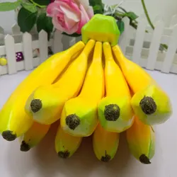 Jouets Fruits, bananes, Fruits et légumes, modèle en mousse, Simulation d'aliments pour enfants, éducation précoce, jouet de maison, 2021 