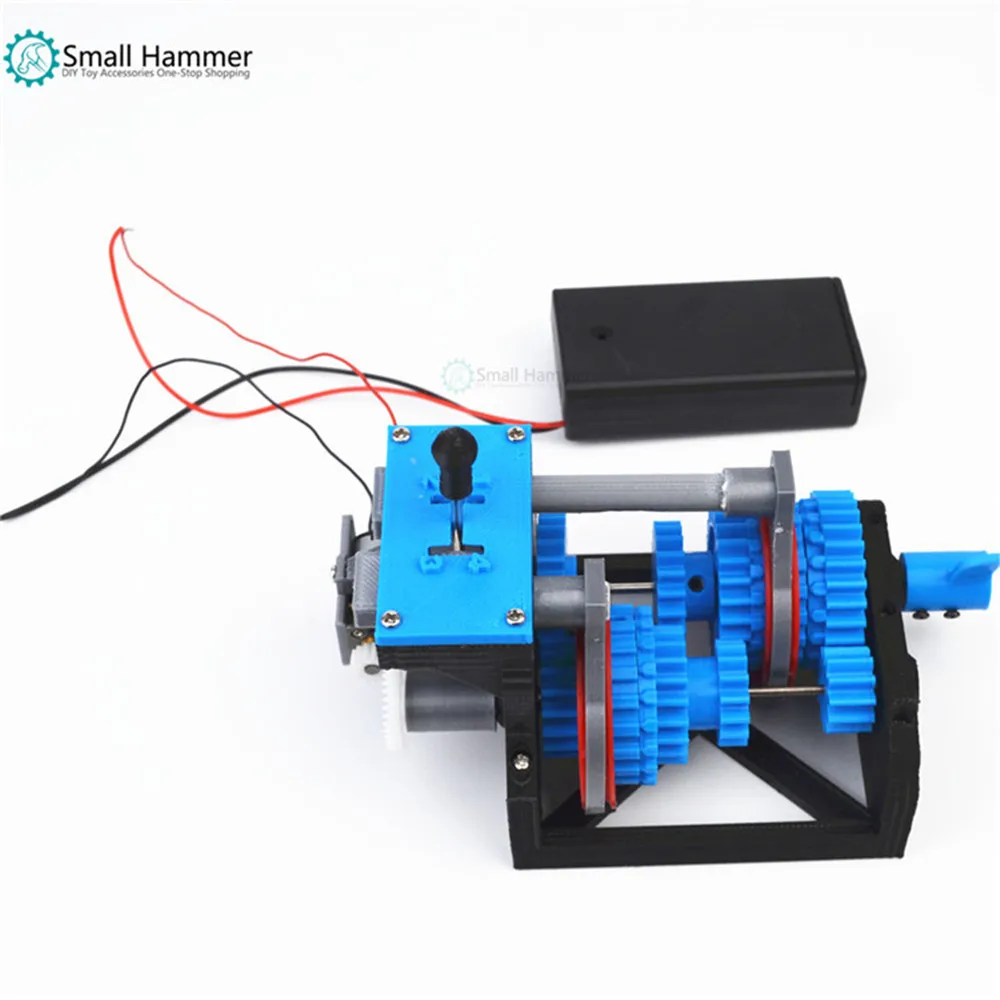 Четырехскоростная коробка передач(без заднего хода) Простая модель моделирования 3D печать производство