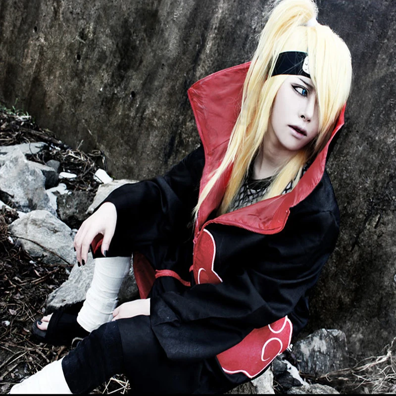 Аниме Костюм для косплея «Наруто» Akatsuk Uchiha Itachi Deidara Pein косплей плащ для хеллоуина, карнавала, Рождества вечерние Косплей