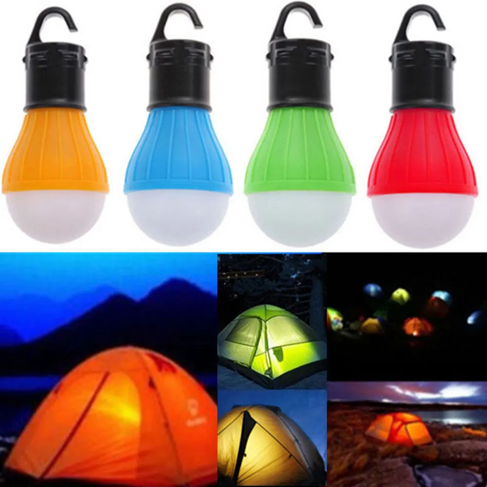 60LM многоцветный рыболовный фонарик открытый тент лампа для пеших прогулок, путешествий, кемпинга портативный 3LED