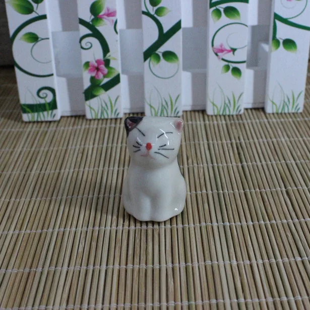 50 наборов Lucky cat Подставка под палочки для еды 6 шт Керамические палочки для еды-держатель с креплением столовые приборы для дома комплект 6 шт./компл