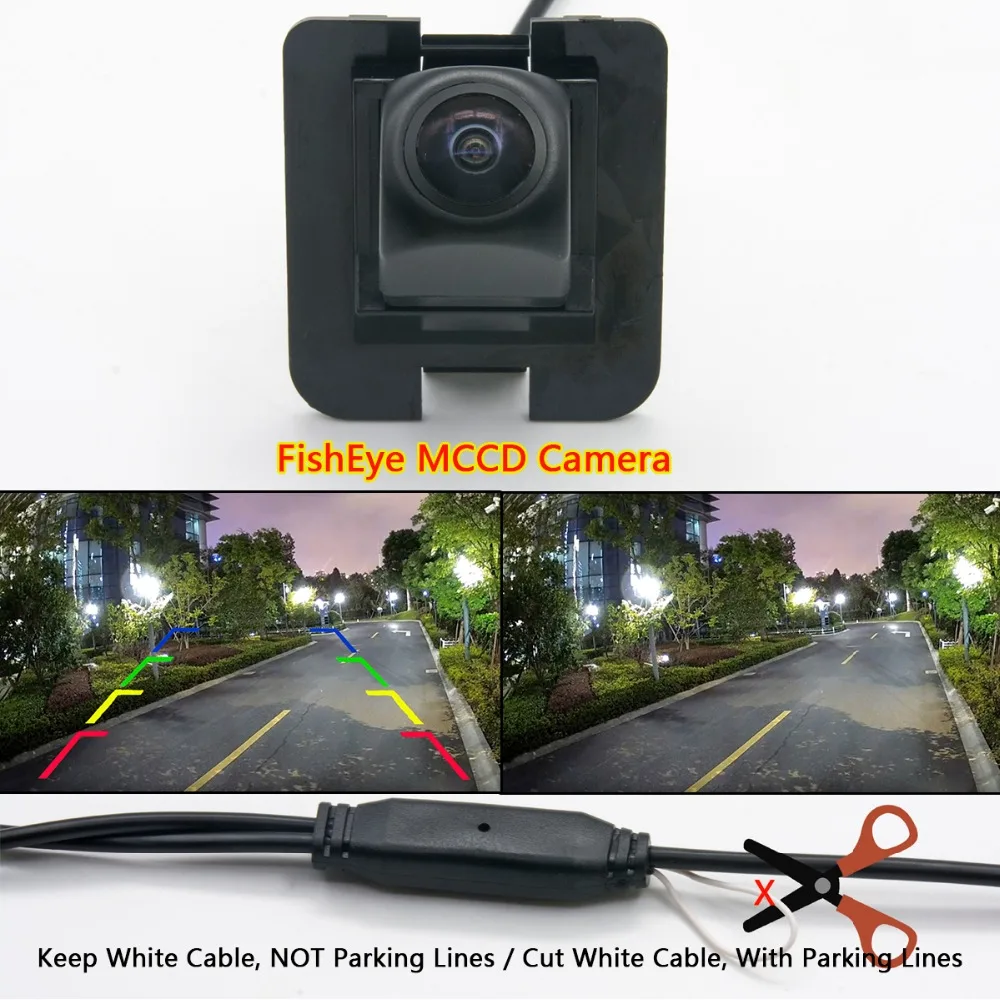 Камера заднего вида Fisheye 1080P MCCD HD для Mercedes Benz W204 W212 W221 S Class S600 S550 S500 S450 S430 S420|rear view