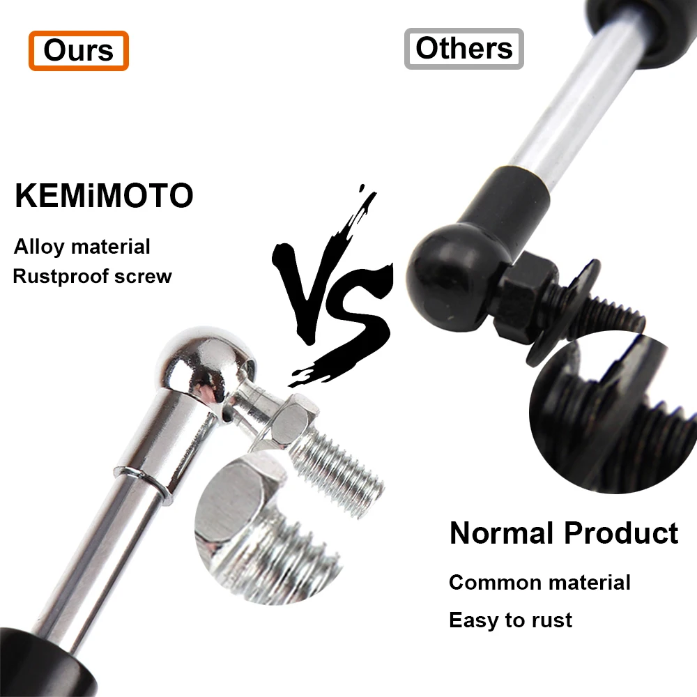  2 Pcs Struts Arms Lift Supports For Yamaha TMAX 500 2002-2011 TMAX 530 2012 2013 2014 2015 2016 201
