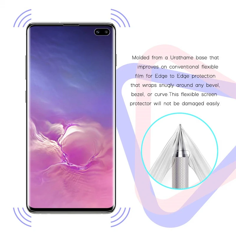 Для samsung Galaxy S10 Plus полное покрытие ПЭТ ТПУ протектор экрана мягкий чехол для S8 S9 Plus S10e S10+ Note 9 Coque Etui аксессуары