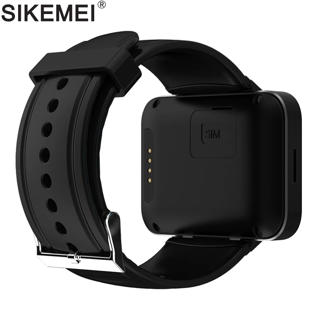 SIKEMEI Android Смарт часы Bluetooth Sports Tracker наручные 3G сеть WCDMA WIFI GPS камеры большая батарея