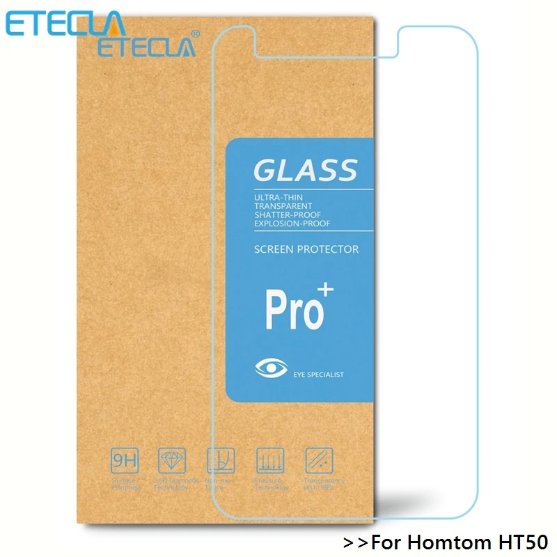 Закаленное стекло Homtom Ht50 2 шт. Pro для Ht 50 чехол с защитной пленкой экрана 9H 2.5D |