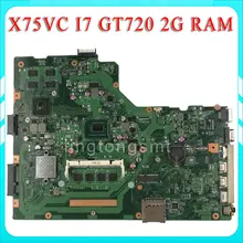 X75VC motherboard X75VB REV3.0 Mainboard Processor i7-3537 Graphic GT720 4G Memory On Board 100% tested
