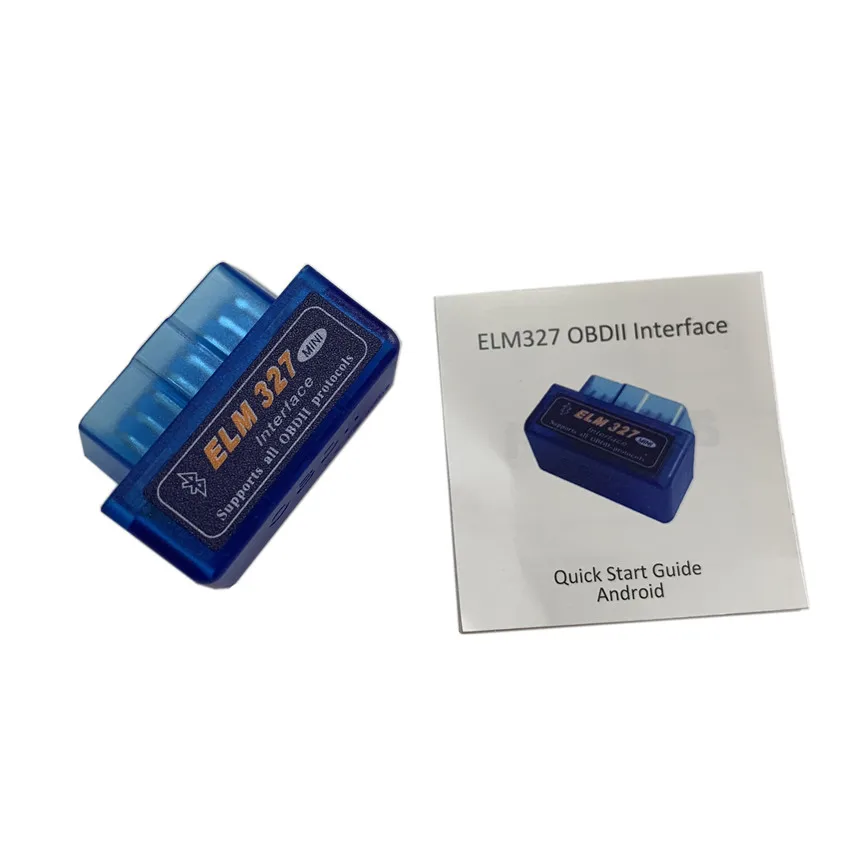 Последняя версия MINI elm327 v2.1 сканер Синий Bluetooth OBD2 диагностический Интерфейс