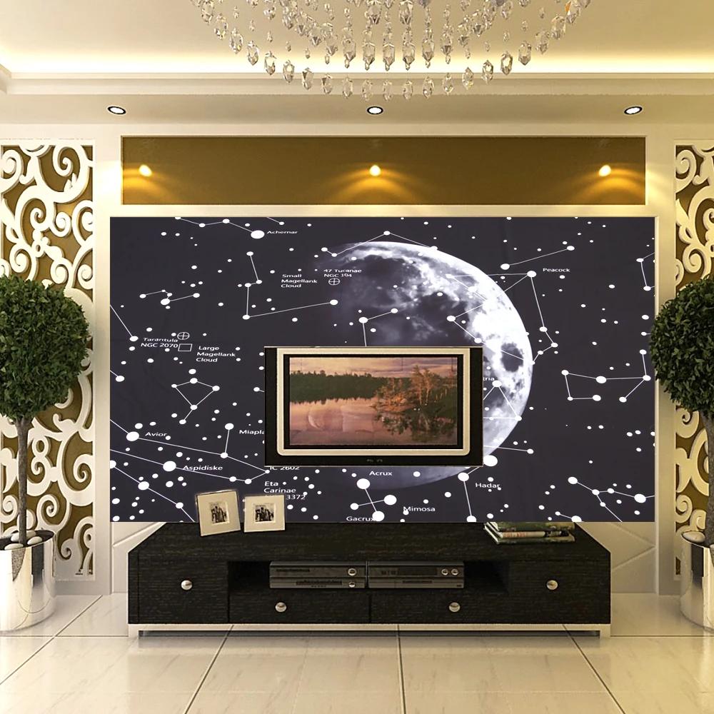 130X150cm галактика психоделический гобелен Созвездие Галактика космический узор