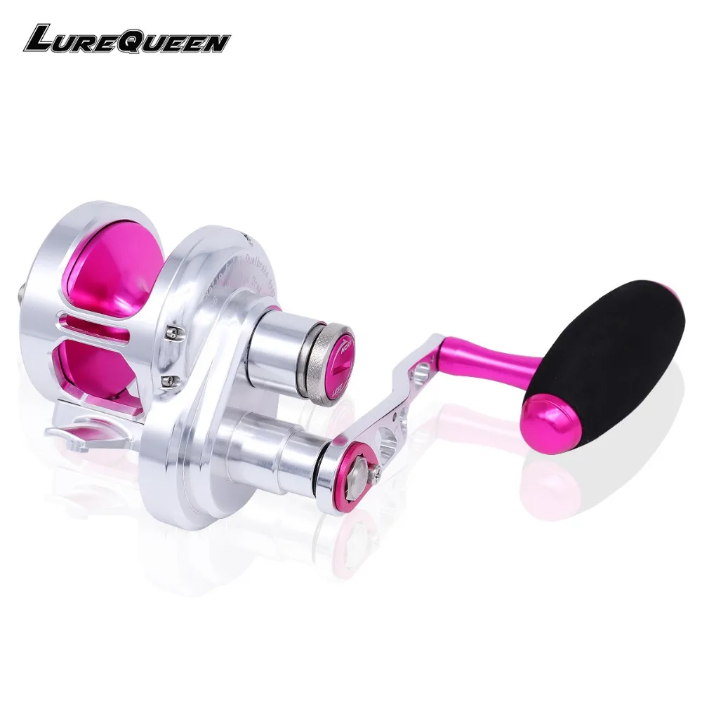 

CNC Aluminium Alloy Full Metal Slow Jigging Reel Saltwater Boat Reel 6.2:1 Sea Fishing Wheel 9+2BB Trolling Reel TOP Quality