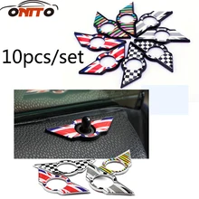 10 шт. автомобильный фиксатор замка двери крышка авто двери болт Декоративные наклейки для audi volvo bmw honda toyota Шкода Мазда jeep opel