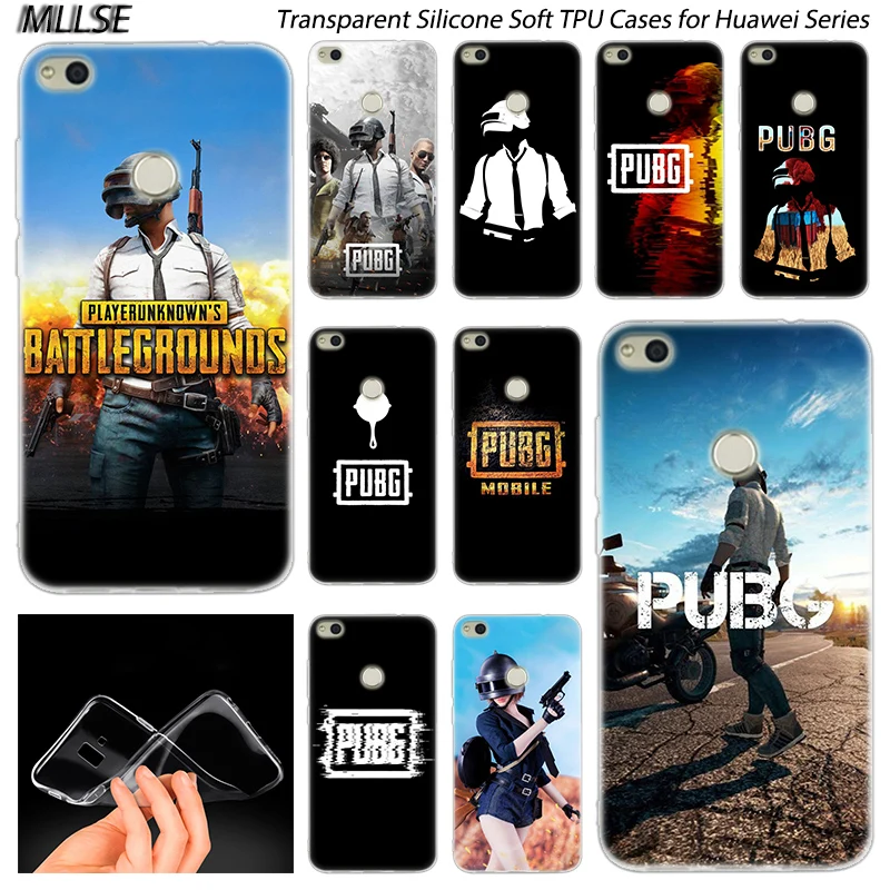 

Hot PUBG game Soft Silicone Case for Huawei NOVA 3 3i 4 Honor 7A Pro 7S 6X 7X 8X 8 9 10 Lite Play View 20 Fashion Cover