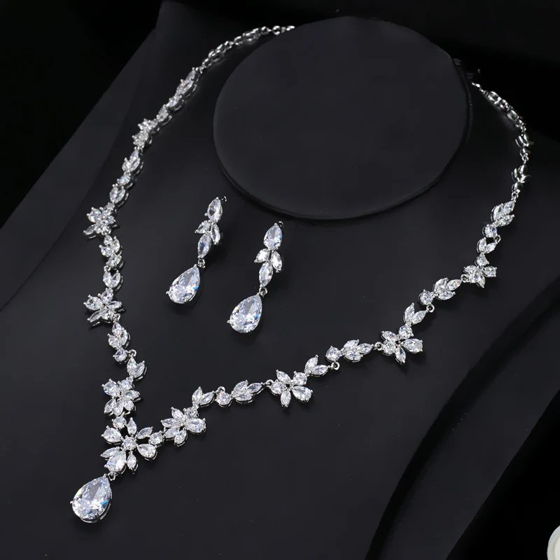 Waterdrop Wedding Jewelry Set2