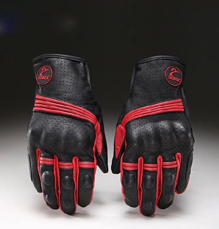 perforated leather summer glove