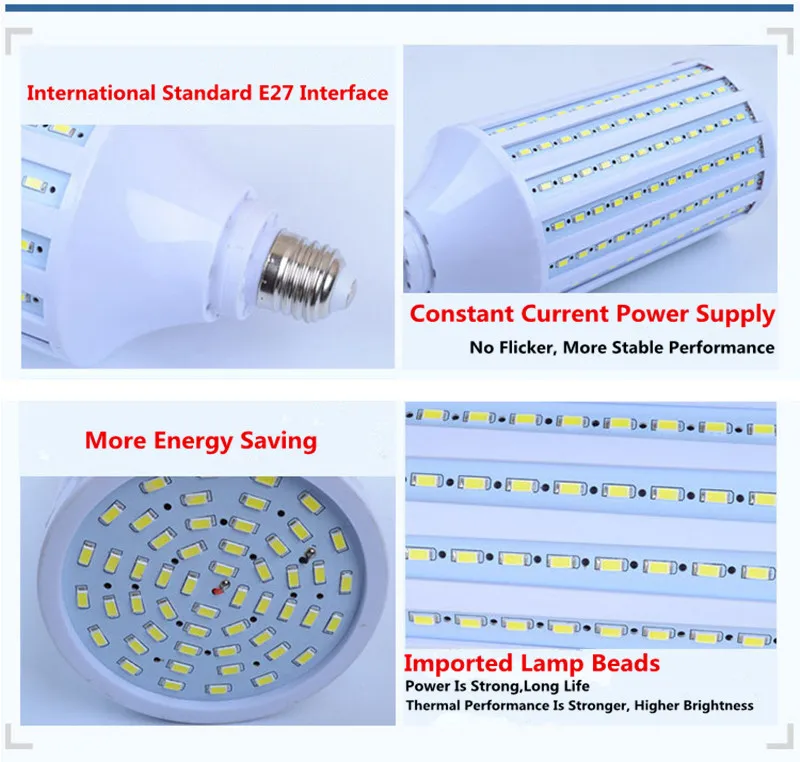 Новинка 4 шт E27 220v фотостудия лампа 40W 5730 SMD светодиодный светильник для видео лампа кукурузы лампа& трубы фотографический светильник ing