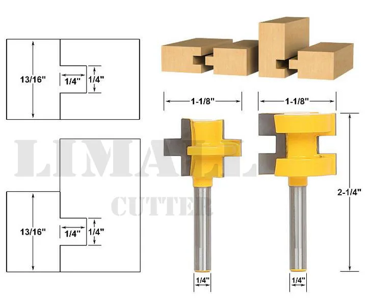 

SHK-1/4 T -type tenon knife tooth tenon knife square floor plate milling cutter knife