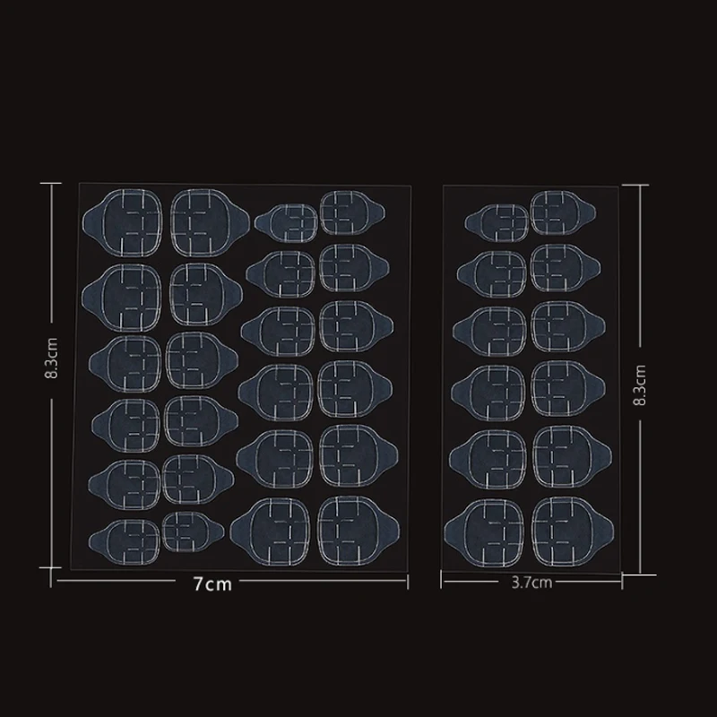 10 листов, прозрачные двухсторонние клеящиеся наклейки с лентами, накладные ногти, наклейки для ногтей, инструменты для наращивания