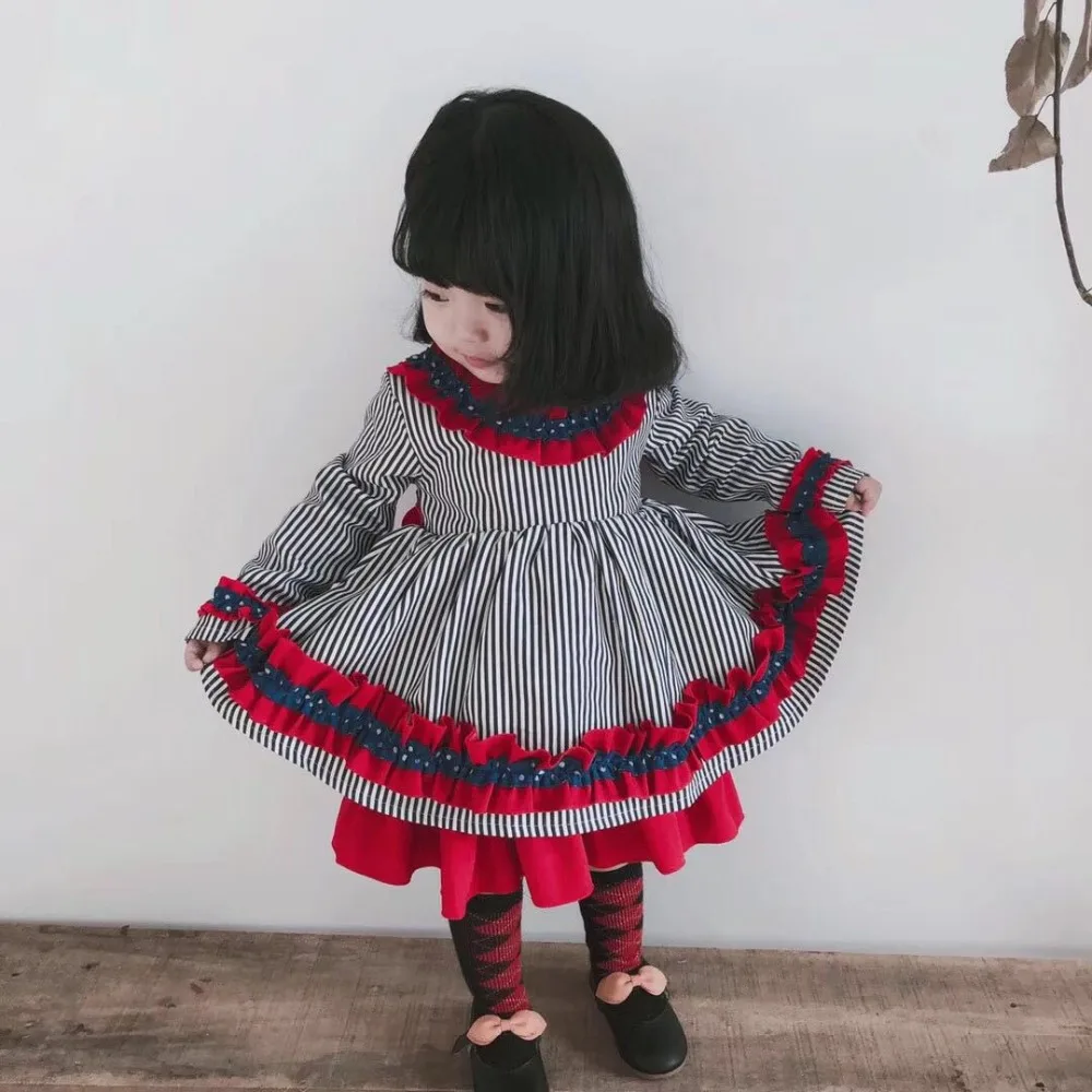 Cute Baby Dress For Girls Spanish Princess Party Dresses Children