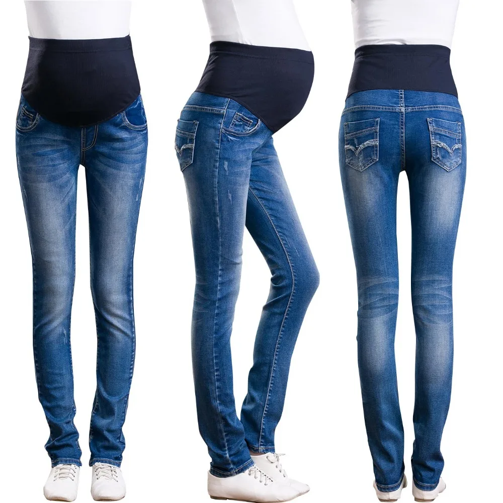 Джинсы для беременных женщин; джинсовые штаны для беременных; зимние утепленные брюки; Одежда для беременных; длинные леггинсы для живота